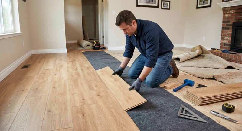 Laminate Floor Remodeling in Annapolis, MD