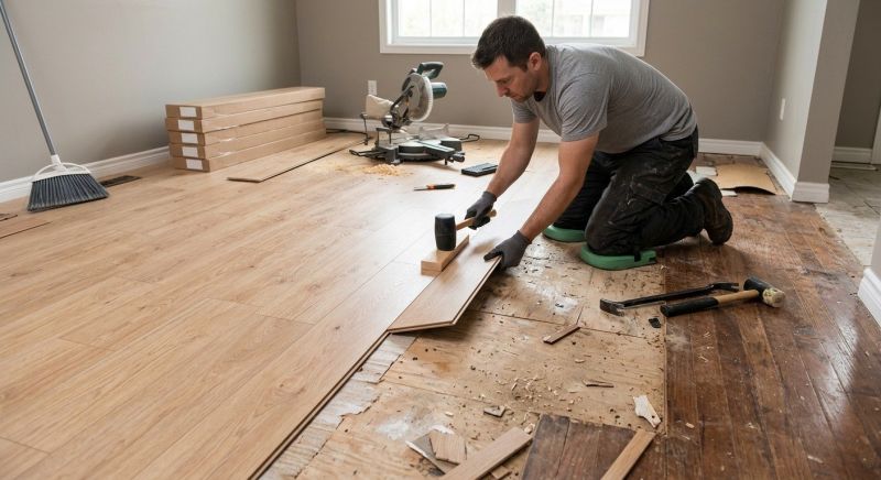 Laminate Floor Replacement in Bowie, MD