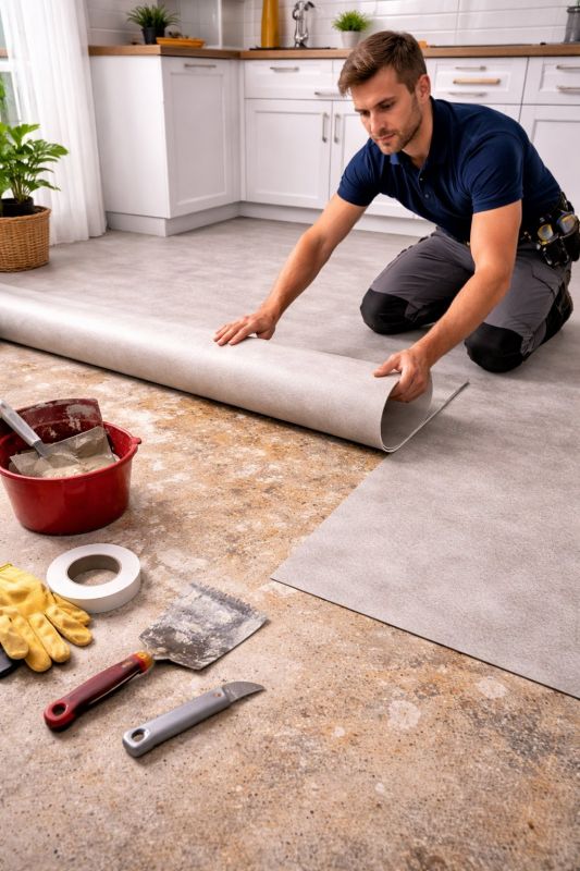 Linoleum Floor Installation in Dundalk, MD