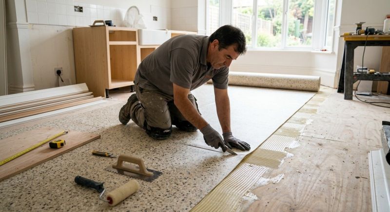Linoleum Floor Installation in Glen Burnie, MD