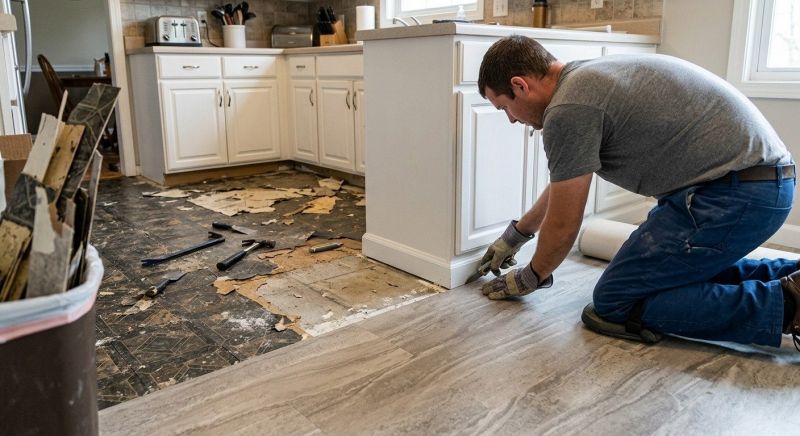 Linoleum Floor Installation in Grasonville, MD