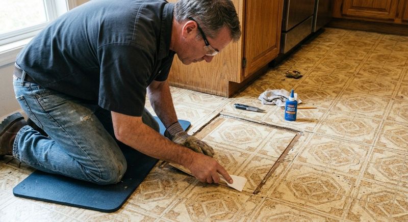 Linoleum Floor Installation in Rock Hall, MD