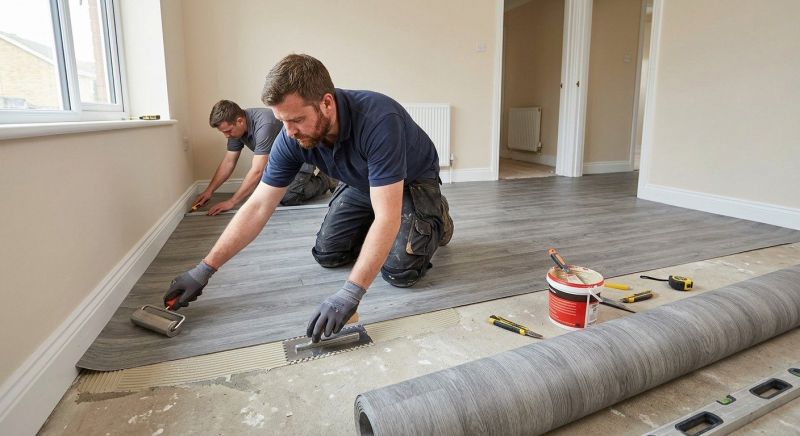 Sheet Flooring Installation in Columbia, MD