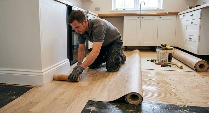 Sheet Linoleum Installation in Glen Burnie, MD